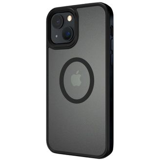 Чехол TPU+PC Metal Buttons with MagSafe 13 (6.1") - black - фото 1 Чехол TPU+PC Metal Buttons with MagSafe 13 (6.1") - black - фото 1