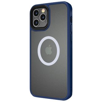 Чохол TPU+PC Metal Buttons with MagSafe 13 Pro (6.1") - blue - фото 1 Чохол TPU+PC Metal Buttons with MagSafe 13 Pro (6.1") - blue - фото 1