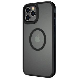 Чехол TPU+PC Metal Buttons with MagSafe 13 Pro Max (6.7") - black - фото 1 Чехол TPU+PC Metal Buttons with MagSafe 13 Pro Max (6.7") - black - фото 1