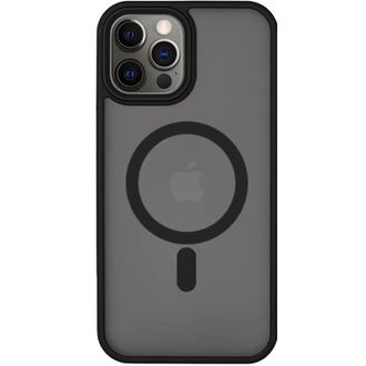 Чохол TPU+PC Metal Buttons with MagSafe 14 Pro (6.1") - black - фото 1