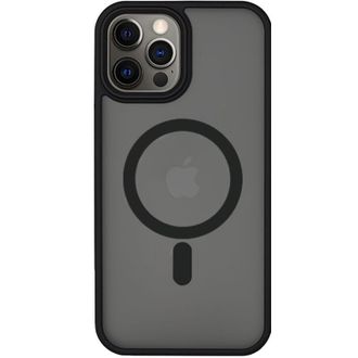 Чохол TPU+PC Metal Buttons with MagSafe 14 Pro Max (6.7") - black - фото 1