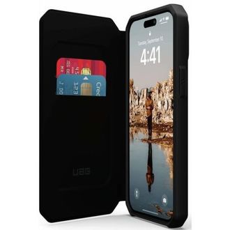 Чохол UAG для Apple iPhone 14 Pro Max Metropolis, Kevlar Black (114047113940) - фото 3