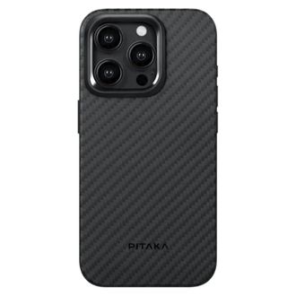 Pitaka MagEZ Case Pro 4 Twill 1500D Black/Grey for iPhone 15 Pro (KI1501PP) - фото 1 Pitaka MagEZ Case Pro 4 Twill 1500D Black/Grey for iPhone 15 Pro (KI1501PP) - фото 1