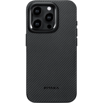 Pitaka MagEZ Case Pro 4 Twill 600D Black/Grey for iPhone 15 Pro Max (KI1501PMPA) - фото 1