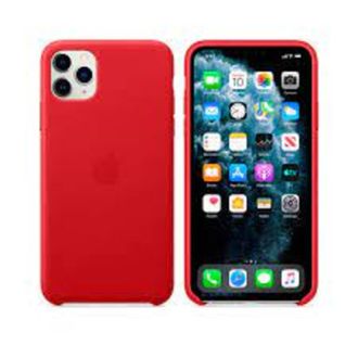 Шкіряний чехол  Leather Case iPhone 11 Pro Max Red - фото 2