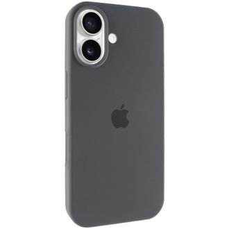 Чохол Silicone Case Full Protective (AA) для Apple iPhone 16 (6.1") (Сірий / Dark Gray) - фото 1 Чохол Silicone Case Full Protective (AA) для Apple iPhone 16 (6.1") (Сірий / Dark Gray) - фото 1