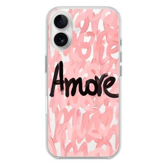 Чехол Print Amore with MagSafe iPhone 16 Pink - фото 1 Чехол Print Amore with MagSafe iPhone 16 Pink - фото 1