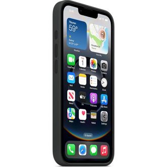 Чехол Silicone Case with MagSafe iPhone 16e Black - фото 3