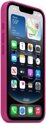 Чехол Silicone Case with MagSafe iPhone 16e Fuchsia - фото 3