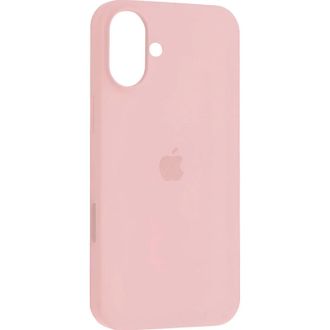 Чохол Silicone Case Full Protective (AA) для Apple iPhone 16 (6.1") (Рожевий / Chalk Pink) - фото 1
