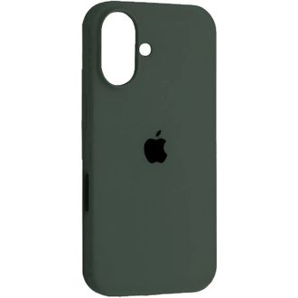Чохол Silicone Case Full Protective (AA) для Apple iPhone 16 (6.1") (Зелений / Cyprus Green) - фото 1