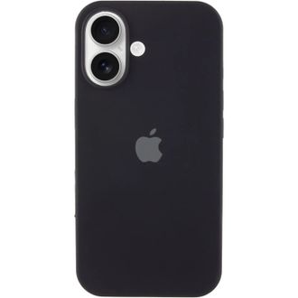 Чохол Silicone Case Full Protective (AA) для Apple iPhone 16 Plus (6.7") (Чорний / Black) - фото 1