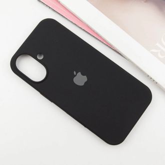 Чохол Silicone Case Full Protective (AA) для Apple iPhone 16 Plus (6.7") (Чорний / Black) - фото 2