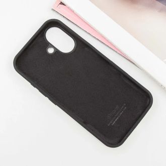 Чохол Silicone Case Full Protective (AA) для Apple iPhone 16 Plus (6.7") (Чорний / Black) - фото 3
