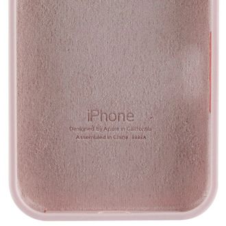 Чехол Silicone Case Full Protective (AA) для Apple iPhone 16e (6.1") (Розовый/Chalk Pink) - фото 3