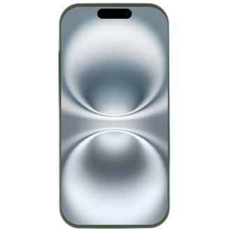Чехол Silicone Case Full Protective (AA) для Apple iPhone 16e (6.1") (Зеленый/Cyprus Green) - фото 2