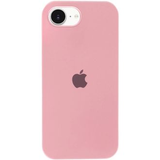 Чехол Silicone Case Full Protective (AA) для Apple iPhone 16e (6.1") (Розовый/Light pink) - фото 1
