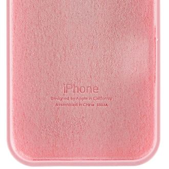 Чехол Silicone Case Full Protective (AA) для Apple iPhone 16e (6.1") (Розовый/Light pink) - фото 3