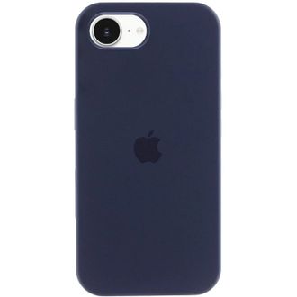 Чохол Silicone Case Full Protective (AA) для Apple iPhone 16e (6.1") (Темно-синій / Midnight blue) - фото 1