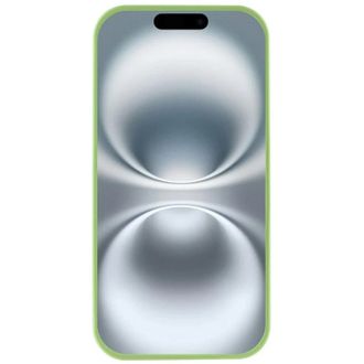 Чехол Silicone Case Full Protective (AA) для Apple iPhone 16e (6.1") (Мятный/Mint) - фото 2