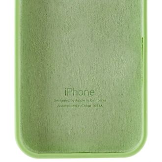 Чехол Silicone Case Full Protective (AA) для Apple iPhone 16e (6.1") (Мятный/Mint) - фото 3