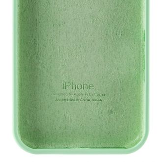 Чохол Silicone Case Full Protective (AA) для Apple iPhone 16e (6.1") (Зелений / Pistachio) - фото 3