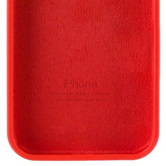 Чехол Silicone Case Full Protective (AA) для Apple iPhone 16e (6.1") (Красный/Red) - фото 3
