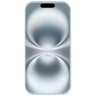 Чехол Silicone Case Full Protective (AA) для Apple iPhone 16e (6.1") (Голубой/Sweet Blue) - фото 2