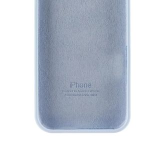 Чехол Silicone Case Full Protective (AA) для Apple iPhone 16e (6.1") (Голубой/Sweet Blue) - фото 3