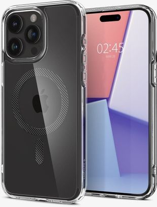 Чехол Spigen для iPhone 15 Pro, Ultra Hybrid MagFit, Carbon Fiber (ACS06717) - фото 2