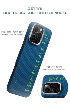 Чехол Pitaka Tactile Woven Case Hello World for iPhone 16 Pro (KI1602HWT) - фото 3 Чехол Pitaka Tactile Woven Case Hello World for iPhone 16 Pro (KI1602HWT) - фото 3