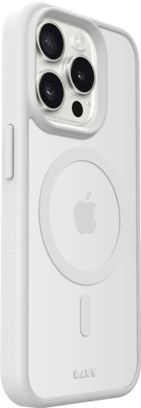 Чехол LAUT HUEX PROTECT case with MagSafe for iPhone 15 Pro - White (L_IP23B_HPT_W) - фото 2 Чехол LAUT HUEX PROTECT case with MagSafe for iPhone 15 Pro - White (L_IP23B_HPT_W) - фото 2