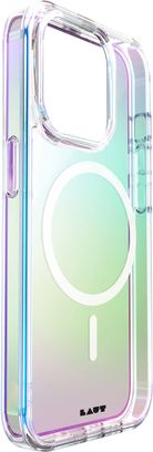 Чохол LAUT Holo Case with MagSafe for iPhone 15 Pro Max - Pearl (L_IP23D_HO_W) - фото 3 Чохол LAUT Holo Case with MagSafe for iPhone 15 Pro Max - Pearl (L_IP23D_HO_W) - фото 3