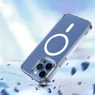 Чохол Mutural Jingtou series Magsafe TPU + PC Case for iPhone 14 Pro Max Transparent - фото 2