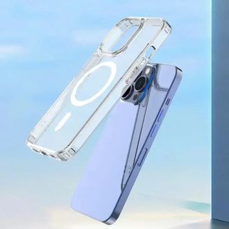 Чохол Mutural Jingtou series Magsafe TPU + PC Case for iPhone 14 Pro Max Transparent - фото 3