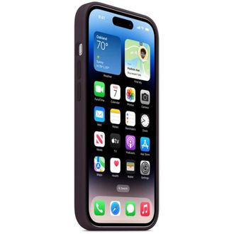 Чохол Silicone Case Full Protective (AA) для Apple iPhone 16 Pro (6.3") (Фіолетовий / Elderberry) - фото 2