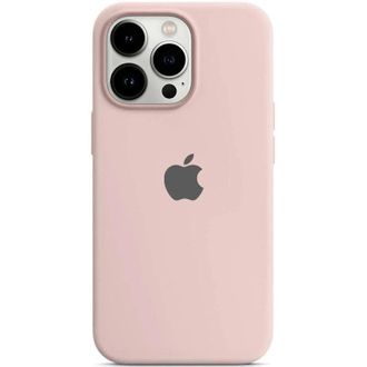 Чехол Silicone Case Full Protective (AA) для Apple iPhone 16 Plus (6.7") (Розовый/Chalk Pink) - фото 1