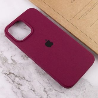 Чехол Silicone Case Full Protective (AA) для Apple iPhone 16 Pro Max (6.9") (Бордовый/Maroon) - фото 2