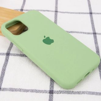 Чохол Silicone Case Full Protective (AA) для Apple iPhone 16 Pro (6.3") (М'ятний / Mint) - фото 2
