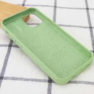 Чохол Silicone Case Full Protective (AA) для Apple iPhone 16 Pro (6.3") (М'ятний / Mint) - фото 3