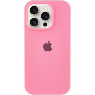 Чохол Silicone Case Full Protective (AA) для Apple iPhone 16 Pro (6.3") (Рожевий / Pink) - фото 1
