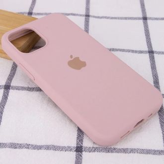 Чохол Silicone Case Full Protective (AA) для Apple iPhone 16 Pro (6.3") (Рожевий / Pink Sand) - фото 2