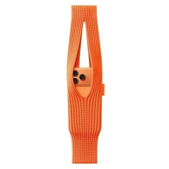 Вязаная сумка Pleated Pocket для iPhone (Size L) (Orange) - фото 2