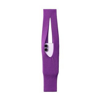Вязаная сумка Pleated Pocket для iPhone (Size L) (Purple) - фото 2