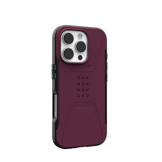 Чехол UAG для iPhone 16 Pro, Civilian Magsafe, Bordeaux (114444119049) - фото 2