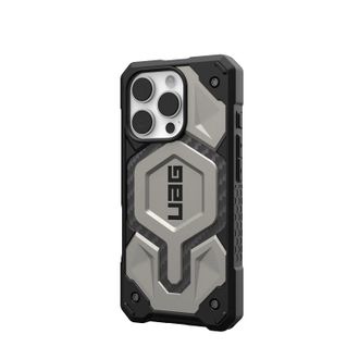 Чохол UAG для iPhone 16 Pro, Monarch Pro Magsafe, Titanium (114456113636) - фото 3