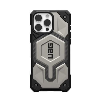 Чохол UAG для iPhone 16 Pro Max, Monarch Pro Magsafe, Titanium (114457113636) - фото 1 Чохол UAG для iPhone 16 Pro Max, Monarch Pro Magsafe, Titanium (114457113636) - фото 1