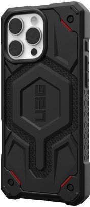 Чохол UAG для iPhone 16 Pro Max, Monarch Pro Magsafe, Kevlar Black (114457113940) - фото 3 Чохол UAG для iPhone 16 Pro Max, Monarch Pro Magsafe, Kevlar Black (114457113940) - фото 3