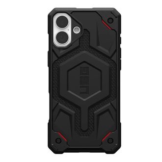 Чохол UAG для iPhone 16, Monarch Pro Magsafe, Kevlar Black (114458113940) - фото 1 Чохол UAG для iPhone 16, Monarch Pro Magsafe, Kevlar Black (114458113940) - фото 1