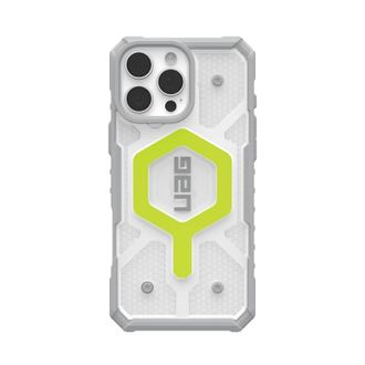 Чохол UAG для iPhone 16 Pro Max, Pathfinder Clear Magsafe, Active Neon (114465118181) - фото 1 Чохол UAG для iPhone 16 Pro Max, Pathfinder Clear Magsafe, Active Neon (114465118181) - фото 1